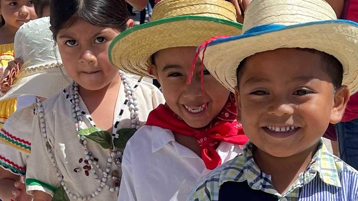 Los actos culminaron con la dramatización de la muerte de Lempira.