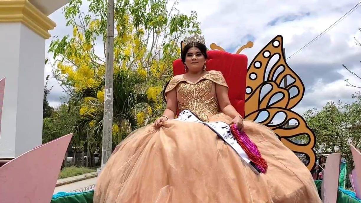Feria Yulpateca de Florida, Copán, inicia con colorido desfile y coronación de reina infantil