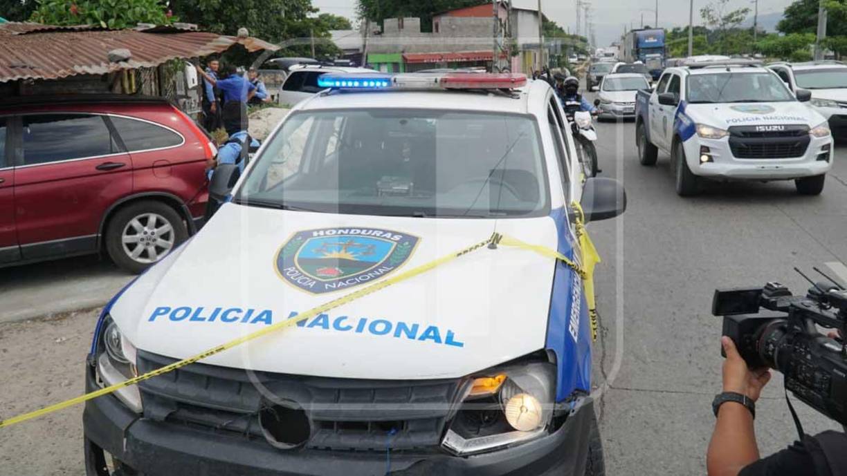 Sicarios con chalecos antibalas en una camioneta mataron a dos hombres en taller de San Pedro Sula