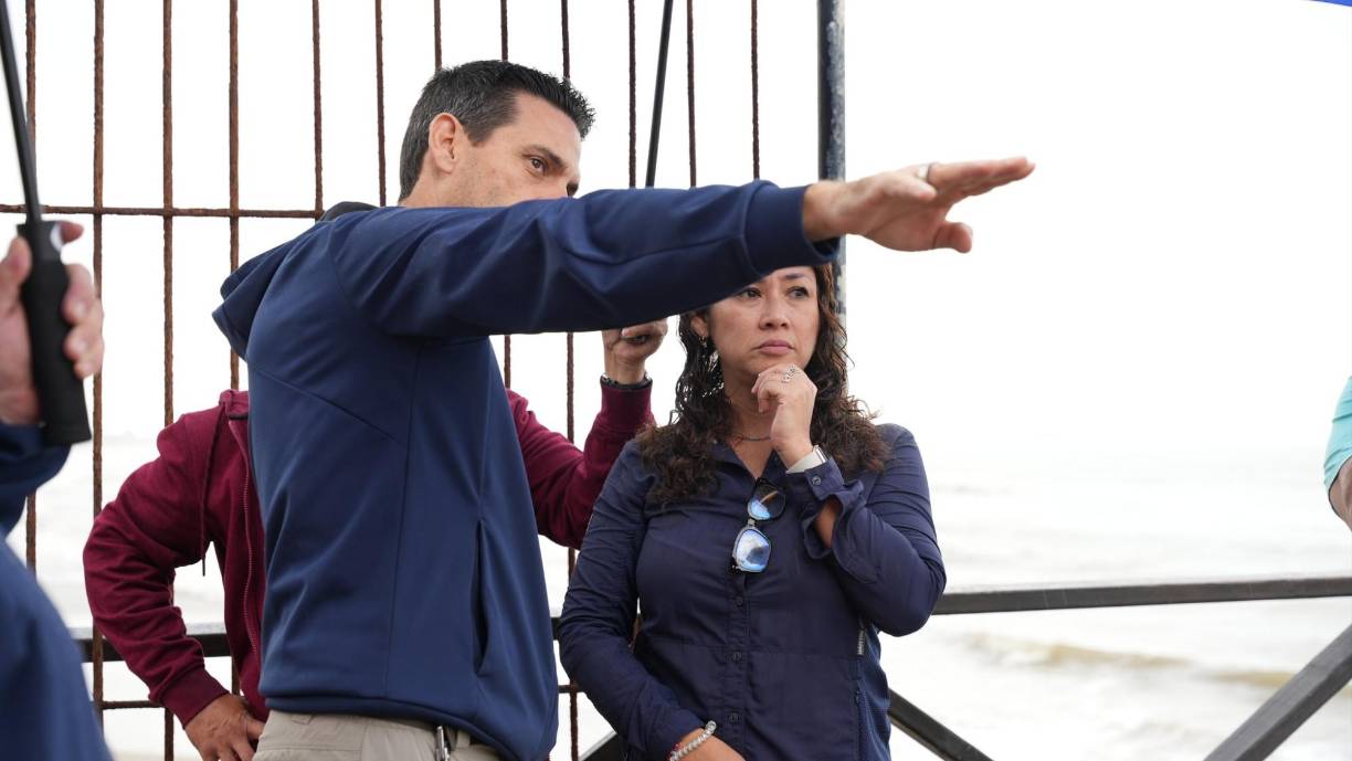 Junto a la ministra de Turismo, Yadira Gómez, el también presidente de la Cámara de Turismo de Tela, Antal Borcsok y representantes de la Marina Mercante acompañaron a los visitantes en un segundo recorrido para conocer las bondades del municipio costero.