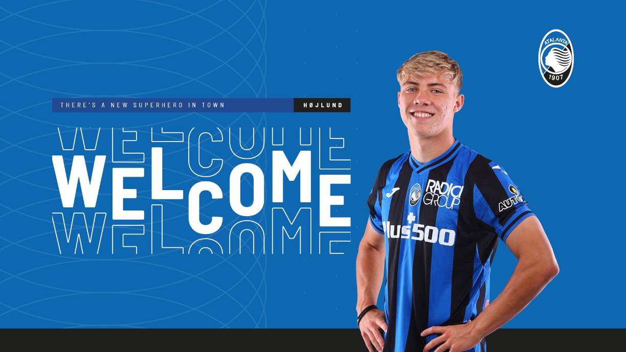 El Atalanta ha hecho oficial el fichaje del delantero danés Rasmus Hojlund desde el Sturm Graz de Austria a cambio de 17 millones de euros. Firma hasta 2027.
