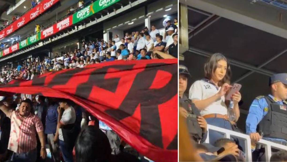 El partido entre Honduras y Jamaica (1-2) en el Estadio Nacional, además de la derrota, dejó una serie de incidentes por tintes políticos.