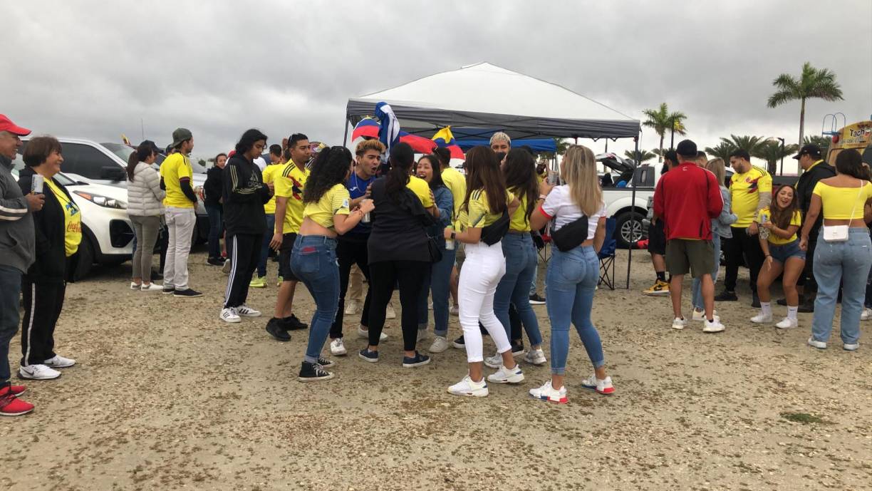 Los colombianos han puesto el ambiente.