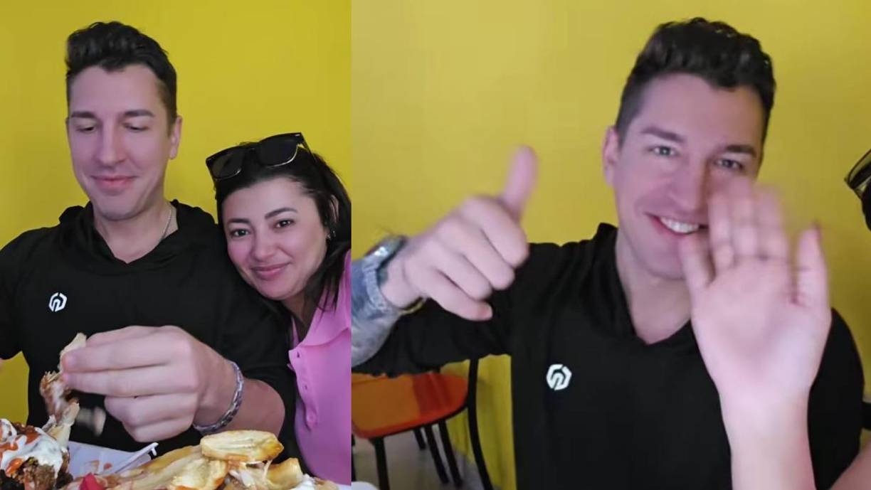 Milagro Flores visitó San Pedro Sula, y no lo hizo sola, llegó acompañada por su acaramelado acompañante, con quien se rumora que tiene una relación sentimental. 