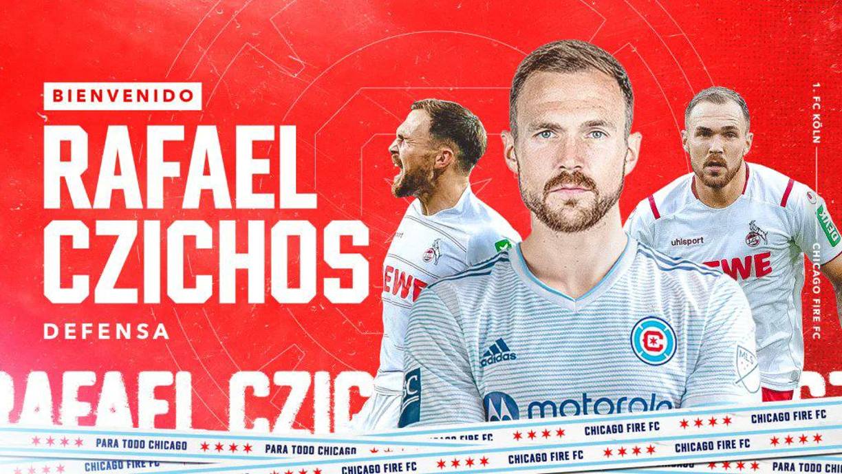 El Chicago Fire de la MLS ha fichado al central alemán Rafael Czichos por 455.000 €. Firma por tres temporadas.