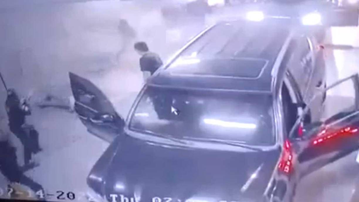 ¡Perforada! Así quedó la camioneta en que andaba Said Lobo y sus amigos