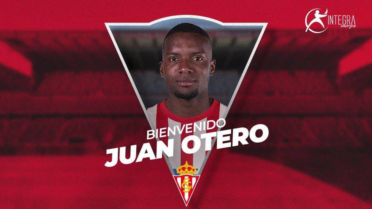 El Sporting anunció la incorporación del colombiano Juan Ferney Otero para la temporada 2022/23. El extremo llega cedido por el Club América .