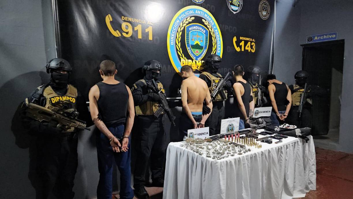 La operación fue desarrollada en la colonia Tela del municipio de La Lima, Cortés por un equipo de Dipampco-SPS en coordinación con la dirección de Inteligencia Policial (Dipol) y la Dirección Nacional de Inteligencia e Investigación DNII. 