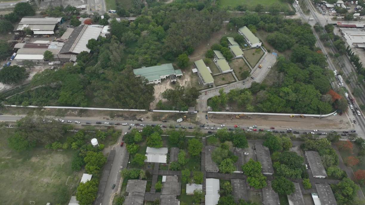 Imágenes del carril de tierra desde Infop a Chamelecón