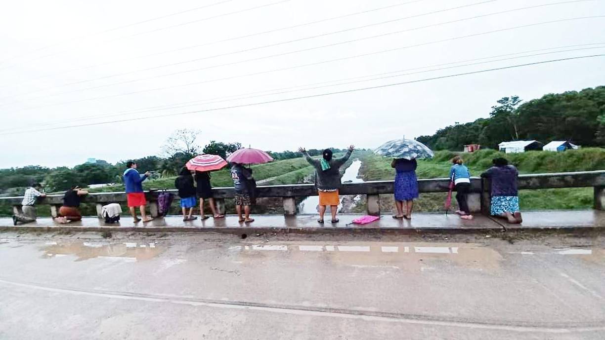 La trayectoria prevista de la tormenta tropical Julia indica que la zona sur de Honduras y su capital, Tegucigalpa, podrían ser fuertemente afectadas por las bandas nubosas.