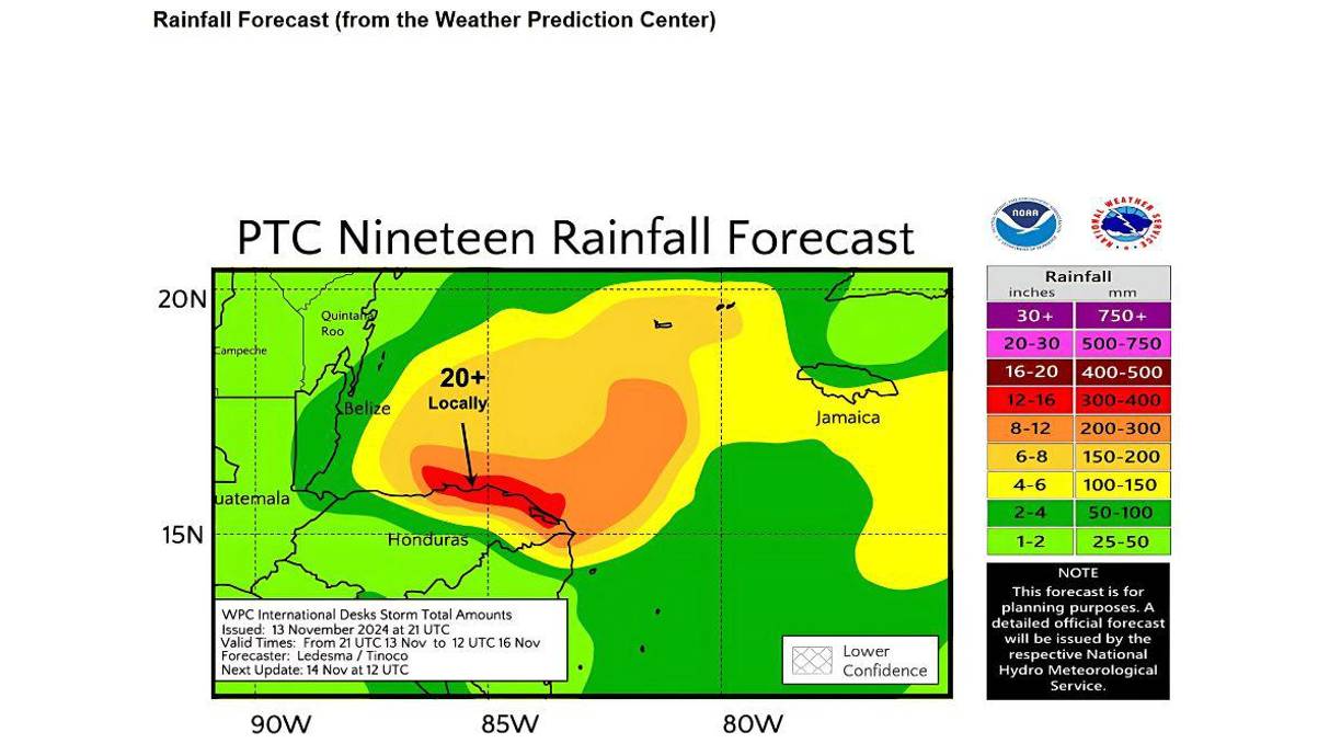 Las autoridades hacen un llamado a la población para que tomen las <b>precauciones necesarias.</b>