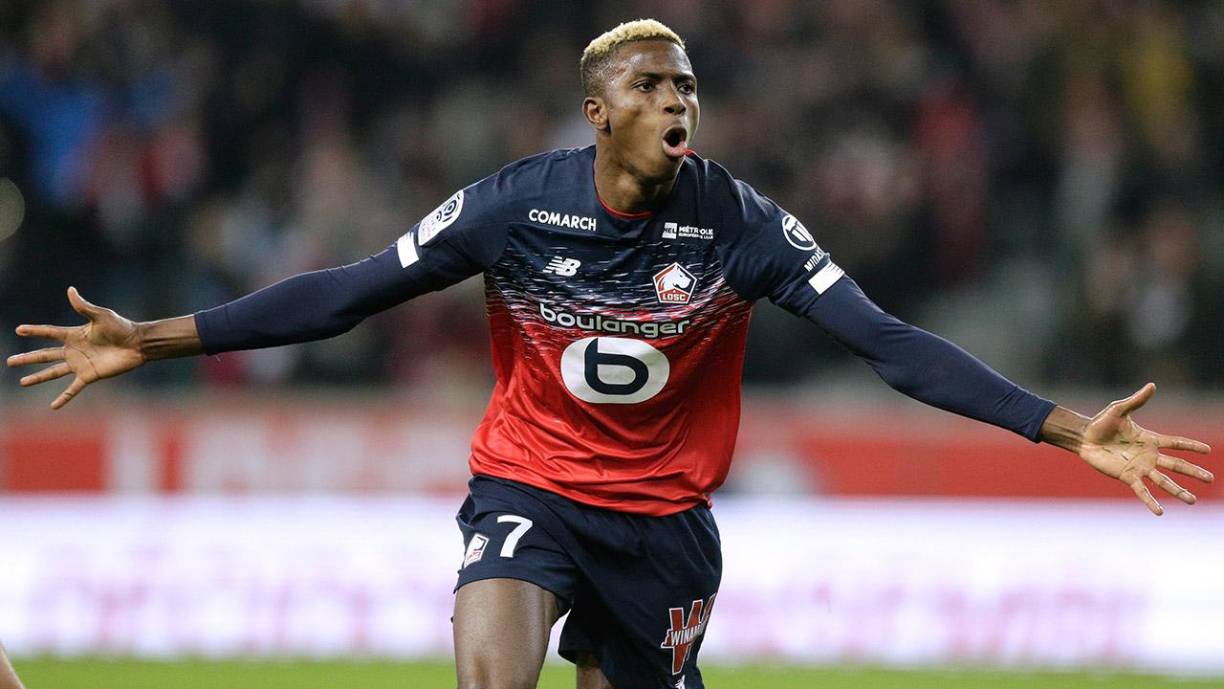 En 2019, Victor Osimhen fue fichado por el Lille, donde Luis Campos era director deportivo, a cambio de 24 millones de dólares. Un año después, era el Killer del equipo francés con 18 goles en 38 compromisos, a pesar de que la actividad se frenó antes de tiempo por la pandemia de COVID-19.