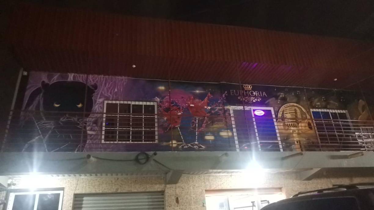La discoteca Euphoria está ubicada en el centro de El Progreso, Yoro.