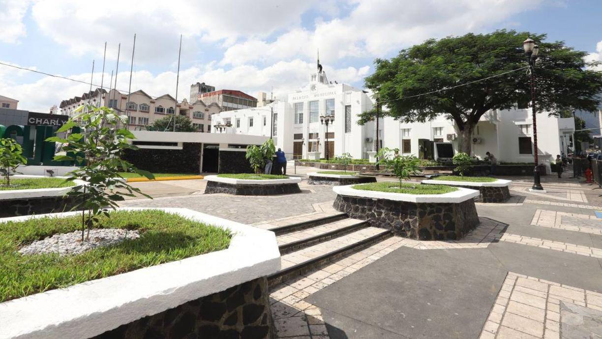 Así quedó el parque central de SPS que será abierto al público mañana luego de l mantenimiento realizado