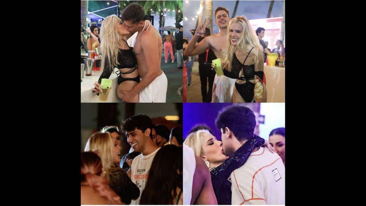 Karoline Lima después no ha perdido el tiempo y ha sido pillada besándose con varios chicos y chicas en una fiesta.