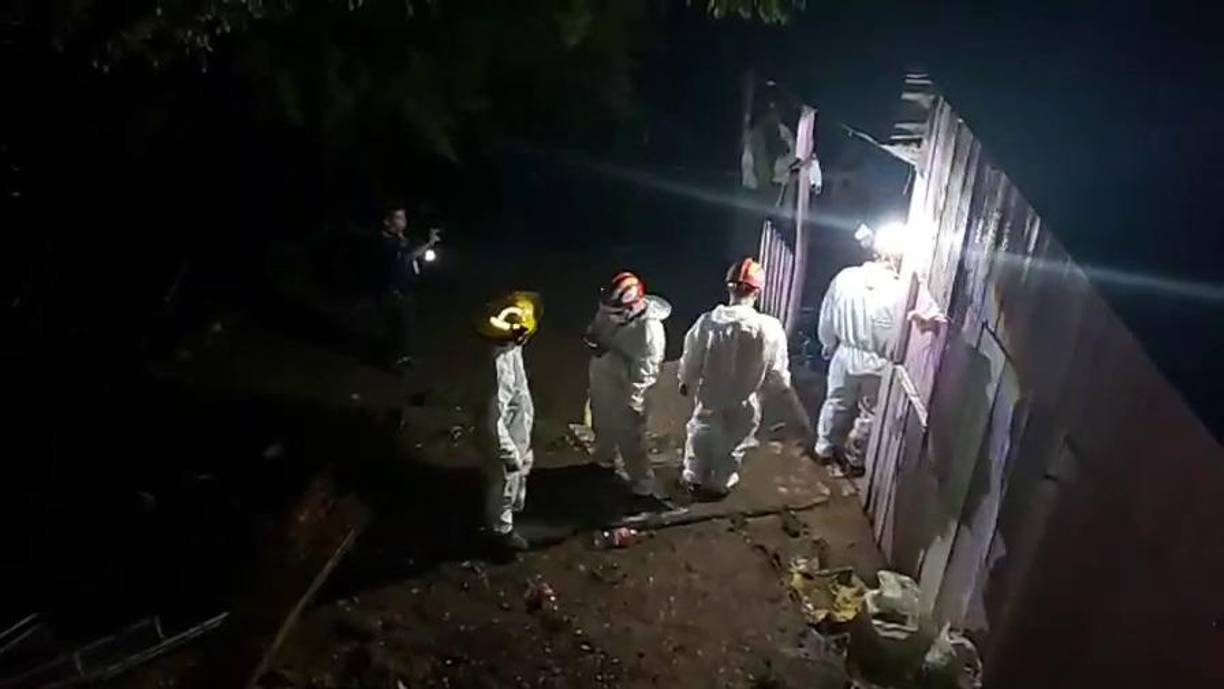 La escena era dantesca, ya que había extremidades del cuerpo que se veían a simple vista. 