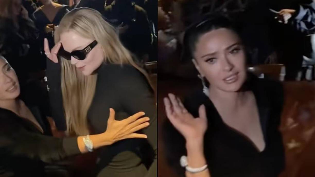 En el video, que fue compartido y comentado por miles de personas, se puede observar cómo Nicole Kidman retira el brazo de Salma Hayek y, sin más, se dirige a saludar a la cantante Katy Perry, aparentemente ignorando a la mexicana.