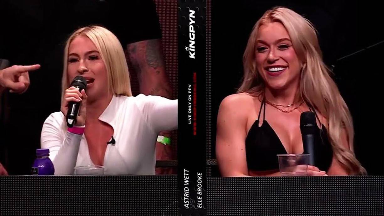 Hace unos meses, ya se había pactado está misma pelea, pero Astrid prefirió no subir al ring, tras recibir de parte de su rival un fuerte mensaje, en el que aseguraba matarla en el cuadrilátero, el mensaje fue bastante fuerte pues Brooke llegó a la rueda de prensa con un ataúd y una muñeca inflable que tenia el rostro de Wett. 