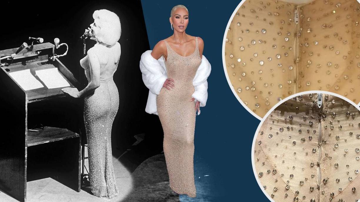 El vestido se había mantenido en un ambiente con temperatura controlada desde que el museo Ripley lo compró en 2016. Nunca había sido usado después de Monroe, hasta que llegó Kardashian. “Soy extremadamente respetuosa con el vestido y lo que significa para la historia estadounidense”, dijo Kardashian, en su defensa. “Nunca querría sentarme en él o comer en él o correr el riesgo de dañarlo, y no usaré el tipo de maquillaje corporal que suelo usar”.