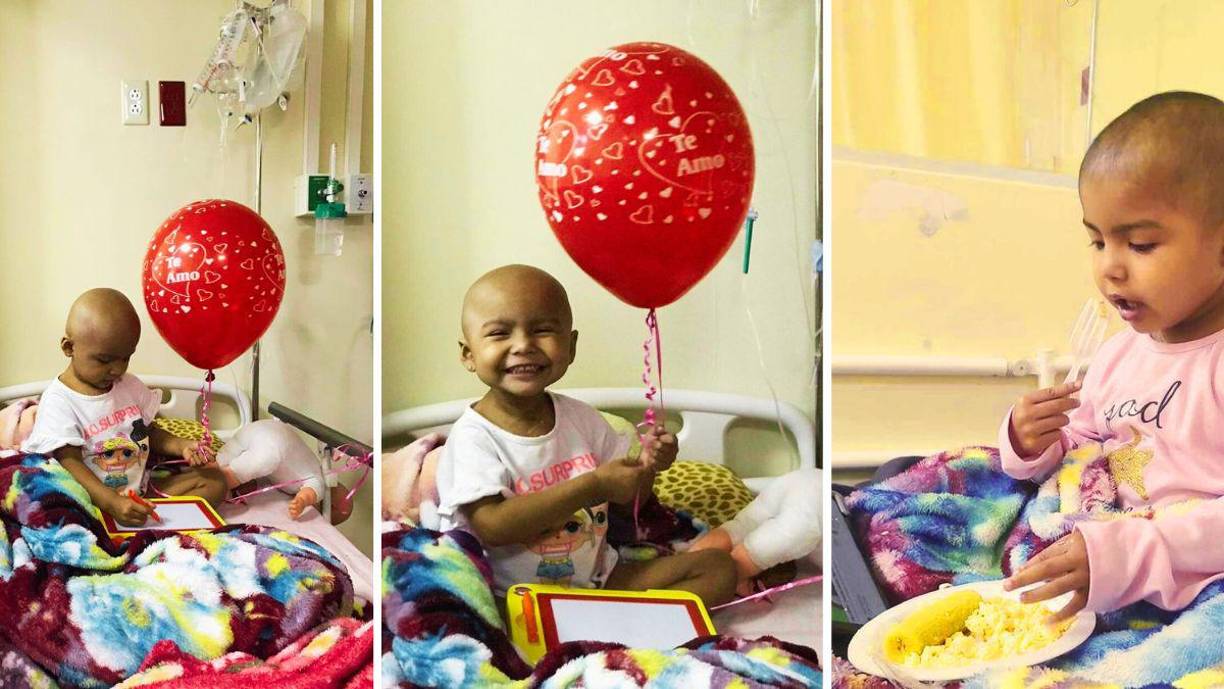 Durante su proceso contra la leucemia, Valery tuvo dos veces covid, y pese a sufrir fiebres fuertes de hasta 40 grados nunca dejó de sonreír y de alentar con su energía a sus padres y familia. 