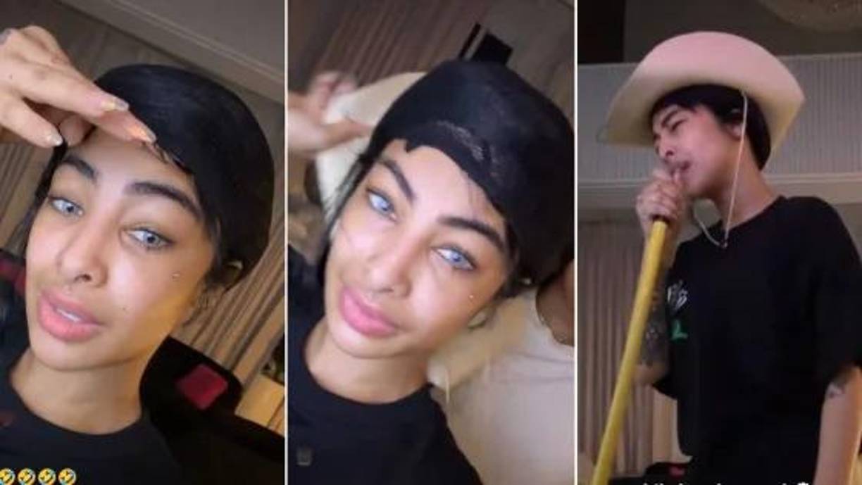 En el video se veía a la dominicana con unos pantalones de pijama amarillos holgados, así como una camiseta negra y un sombrero de paja. Pero, más allá de su vestimenta, su apariencia llamó la atención de sus fans porque tenía el rostro lavado y no llevaba ninguna de sus coloridas pelucas con las que acostumbra a modificar su apariencia. 