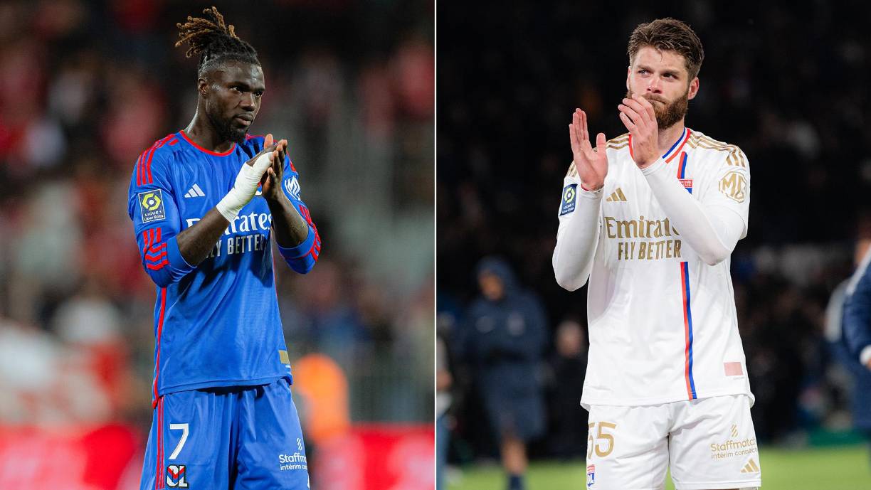 OFICIAL / El Olympique Lyon anunció este lunes que ejerció las opciones de compra sobre Duje Ćaleta-Car y Mama Baldé.