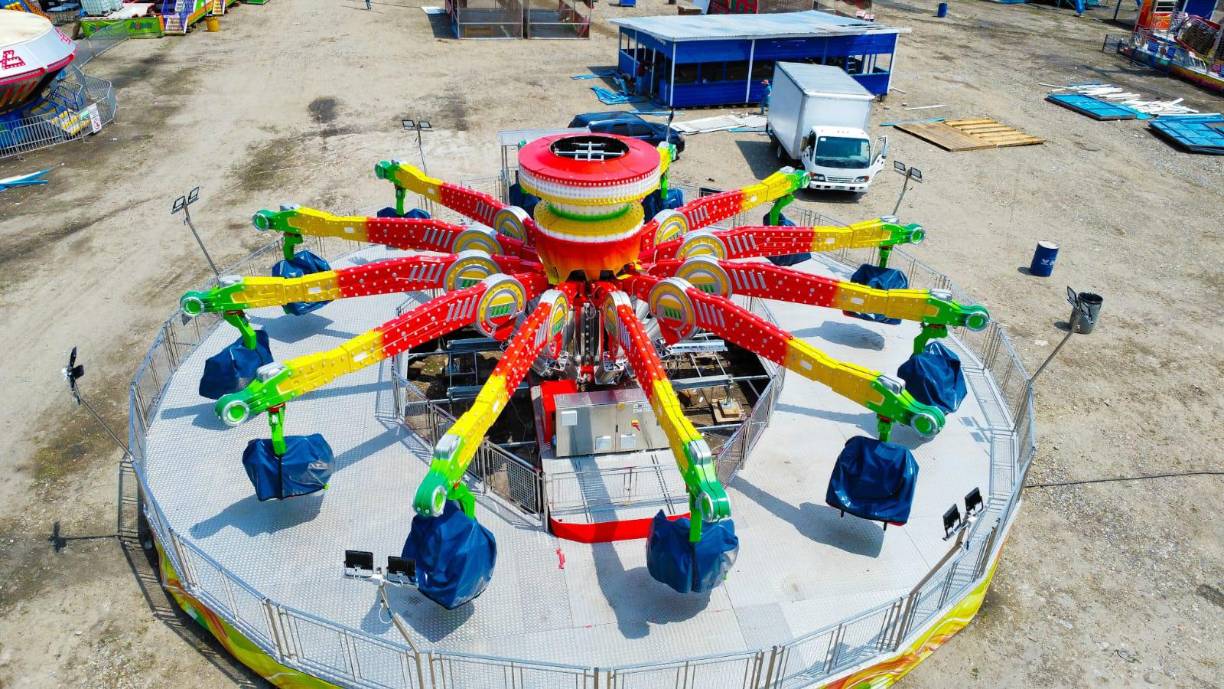 Para muchos visitantes el pulpo y la rueda Chicago son una de las razones principales por asistir a la feria.