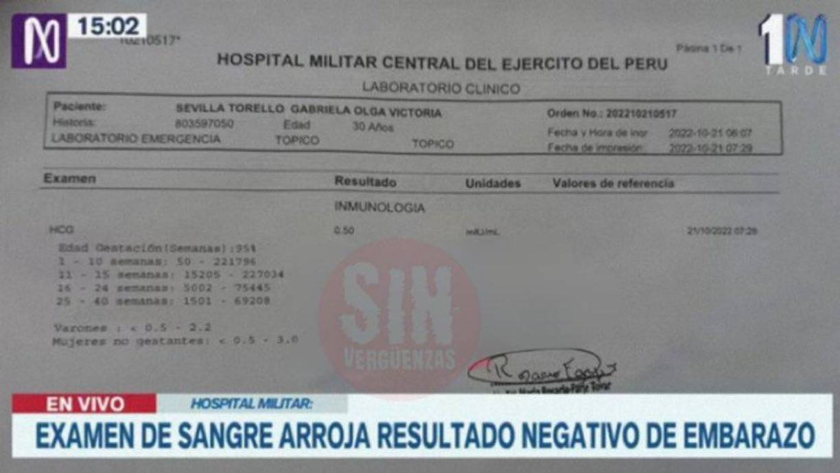 La afirmación de Huerta fue posteriormente confirmada por el Instituto de Medicina Legal del Ministerio Público, que concluyó que la joven “no presenta signos clínicos de gestación, parto reciente ni antiguo, aunque sí muestra lesiones traumáticas corporales recientes”.