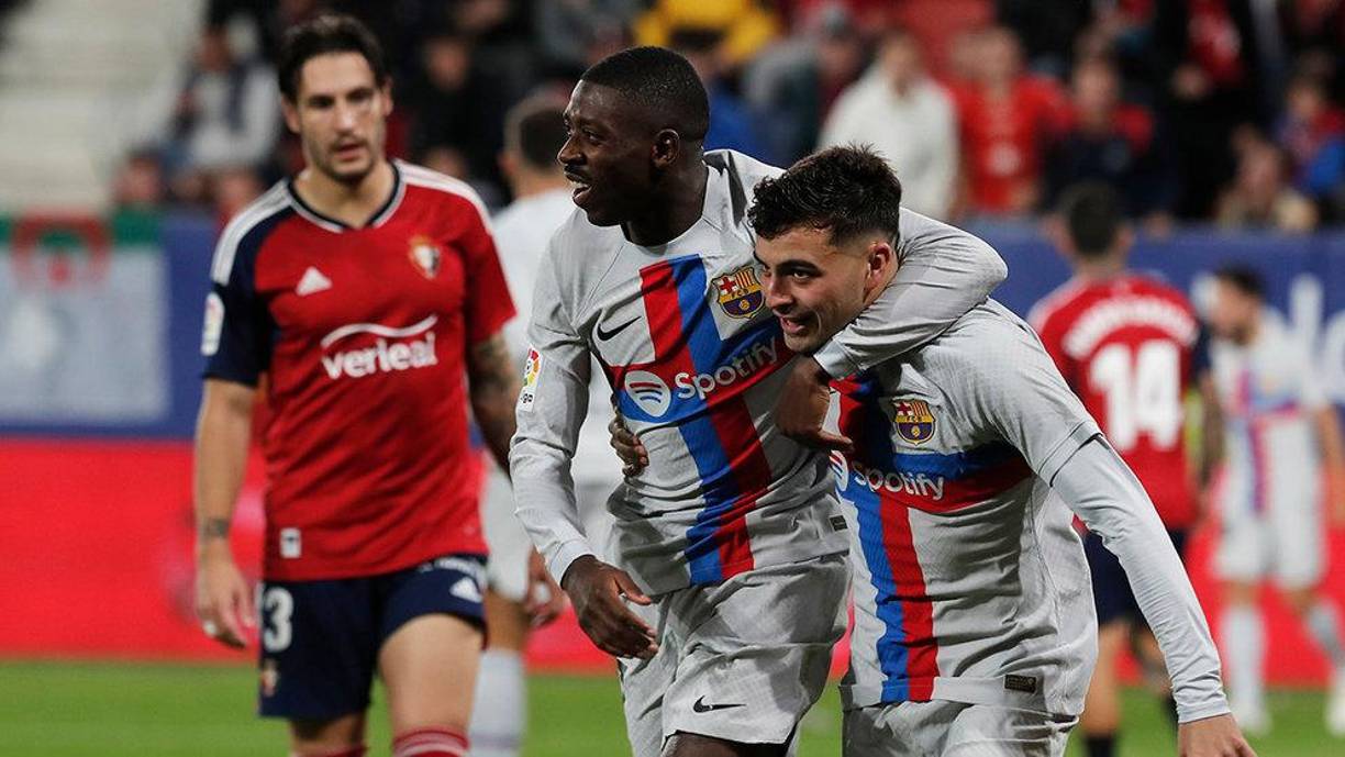 El centrocampista Pedro González ‘Pedri’ y el extremo Ousmane Dembélé, ambos lesionados, serán las dos únicas bajas del FC Barcelona para el clásico liguero que este domingo se disputará en el Spotify Camp Nou.