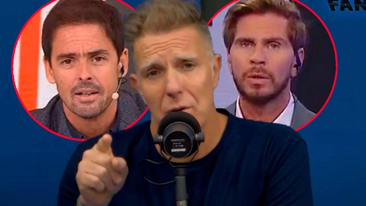 Alejandro Fantino tiró contra sus dos contendientes de los últimos días: “Closs vuelvo a vos, Pollo vuelvo a vos. Es cómodo también este lugar. Te lleva a decir cosas que no querés decir. Justo nace Neura, este medio que es nuestro, con amigos. Y a partir de ahora me voy a dedicar como hice contra el grondonismo, a periodistas como Closs y Vignolo, que son los dueños del sistema, de la pelota. Tienen la potestad de sentar y decirle a alguien como (Raúl) Cascini y de hablar con los árbitros y pedirles disculpas. Mariano, Pollo, vamos, debatamos”.