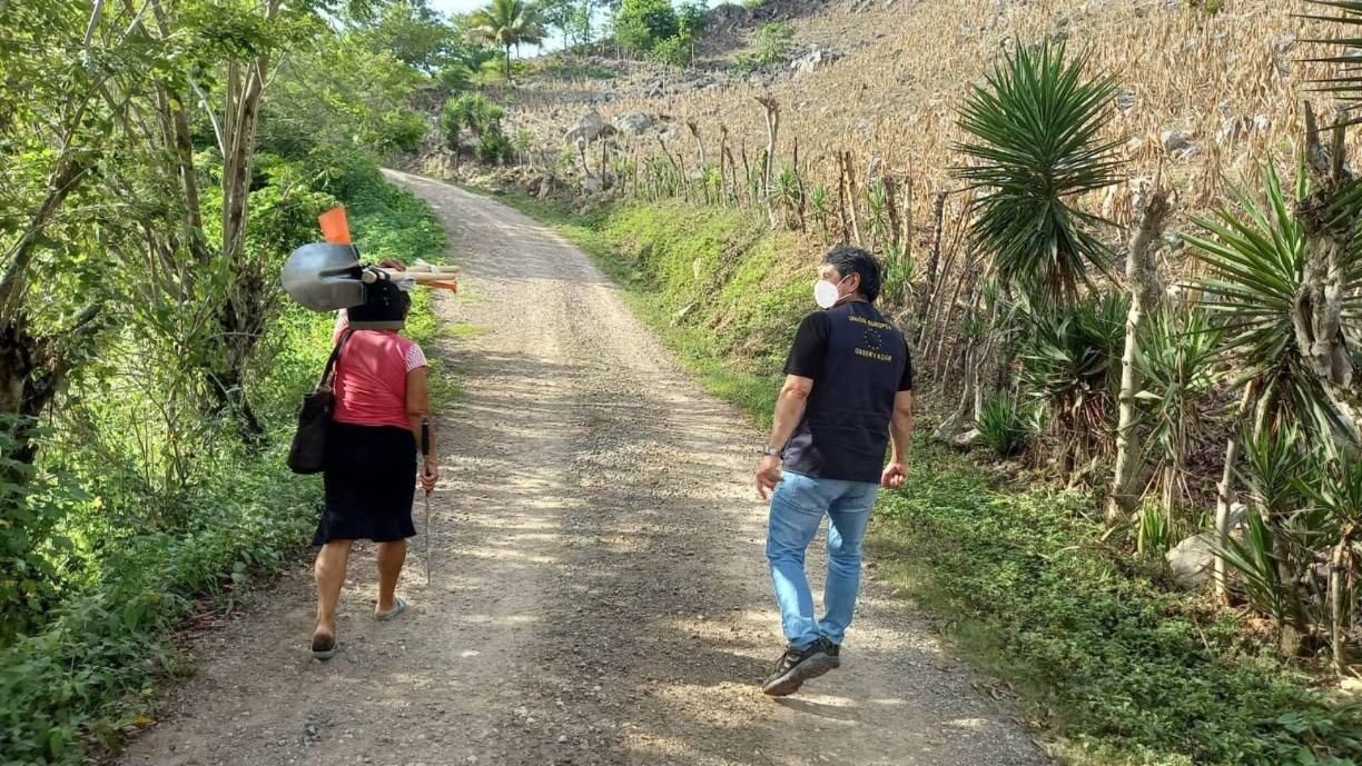 En días previos a las elecciones y para continuar con la obtención de información de todos los sectores, observadores basados en Santa Bárbara conversaron con pobladores de la comunidad lenca en San Antonio Chichitepec.