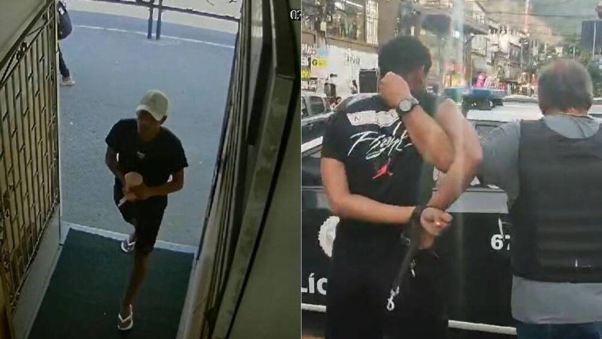 Las cámaras de seguridad capturaron a Deivid recibiendo la bebida en un bar y luego entrando a un domicilio cercano con el milkshake. Las imágenes muestran que en un momento retiró la tapa del vaso. Minutos después, salió con la misma bebida y se dirigió a su encuentro con el empresario.