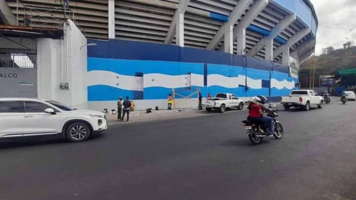 Luego de hacer eso se quitará el muro provisional de láminas en el sector de sol centro. 