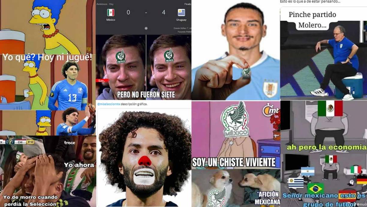 Los memes no perdonan a la Selección de México después de sufrir una dura derrota por goleada 0-4 contra Uruguay en partido amistoso previo a la Copa América 2024.