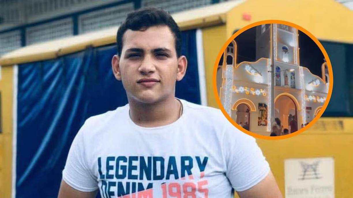 Santiago, de 18 años, también trabajaba en el sector público y soñaba con continuar su carrera en comunicación social.