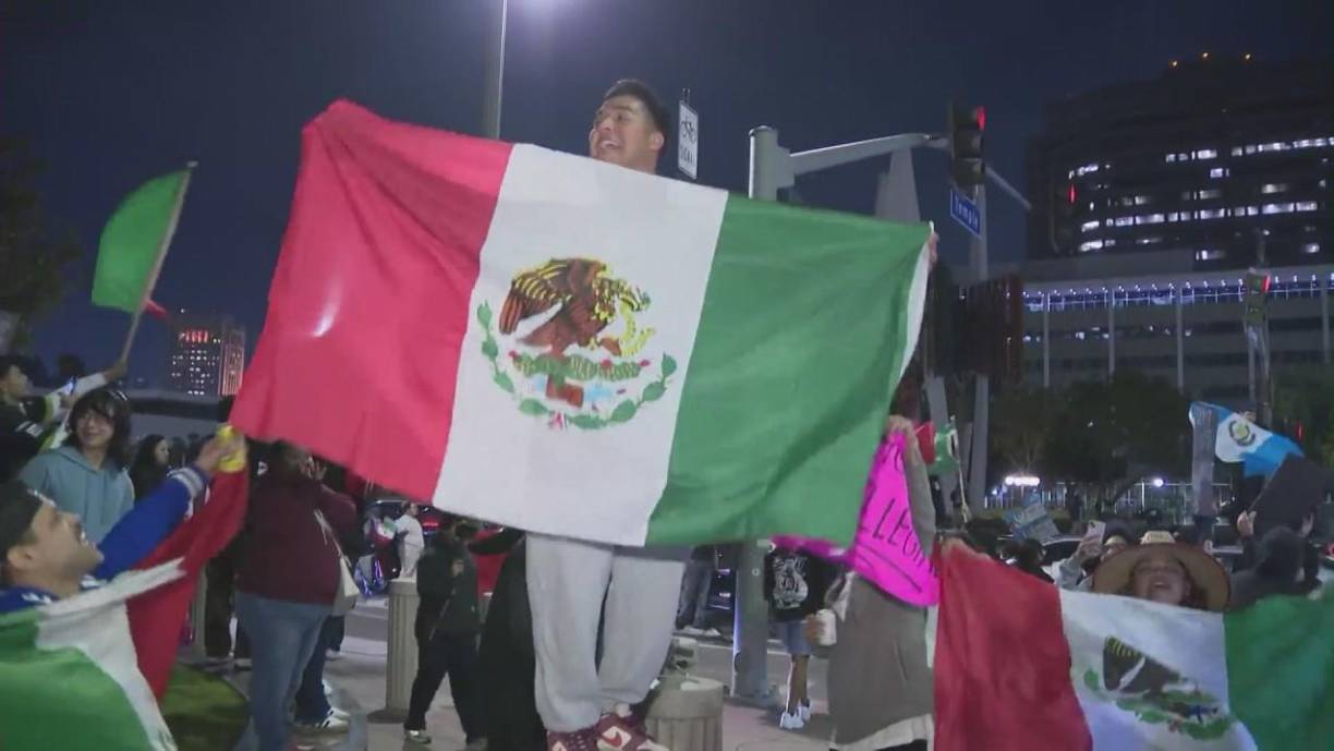 Miles de personas se manifestaron en California contra las deportaciones masivas de Trump.