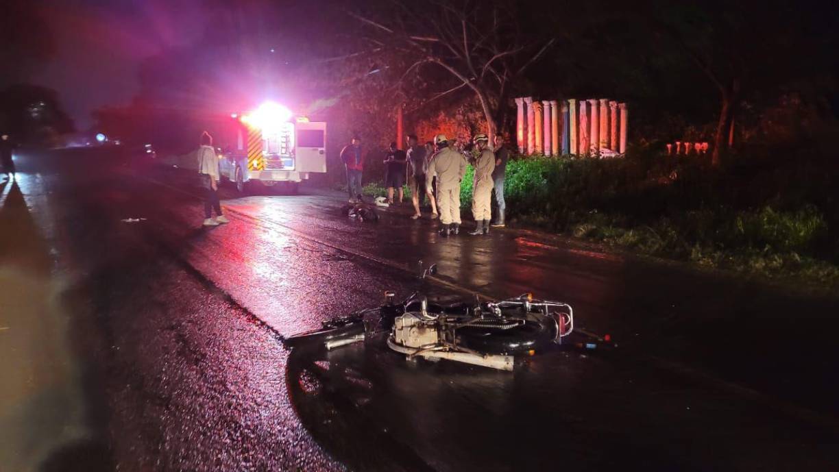 Edwar Chávez se trasladaba en una motocicleta en la carretera RN 20 en las cercanías del Jagua, Santa Bárbara.