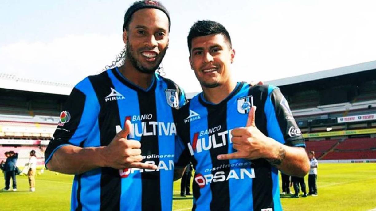 Rubio estuvo en el Querétaro con Ronaldinho y ha recordado con nostalgia cómo fue su etapa junto al brasileño dentrro y fuera de las canchas.