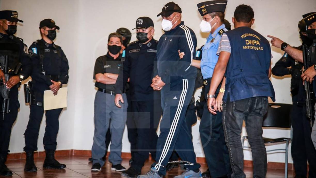 Después de ser presentado fue trasladado al Comando de Operaciones Especiales en Tegucigalpa.