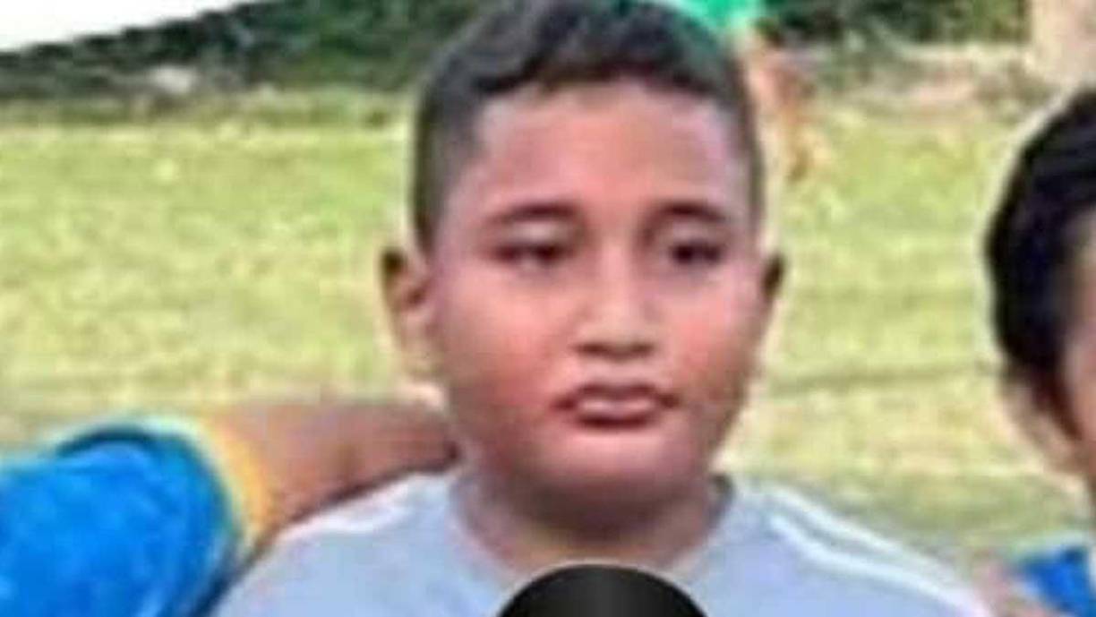 Foto en vida de Sebatián Mejía de 10 años.