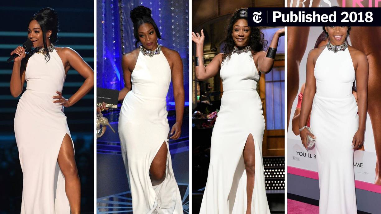 Otras celebridades como Kate Moss, Gwyneth Paltrow y Cate Blanchett, también han reciclado atuendos de alfombra roja en los últimos años. Tiffany Haddish ha usado un vestido blanco de Alexander McQueen en varias ocasiones, incluso en un estreno, en un concierto, como presentadora en “Saturday Night Live” y en los Oscar de 2018. El precio de su ya icónico vestido blanco es de $4,122.