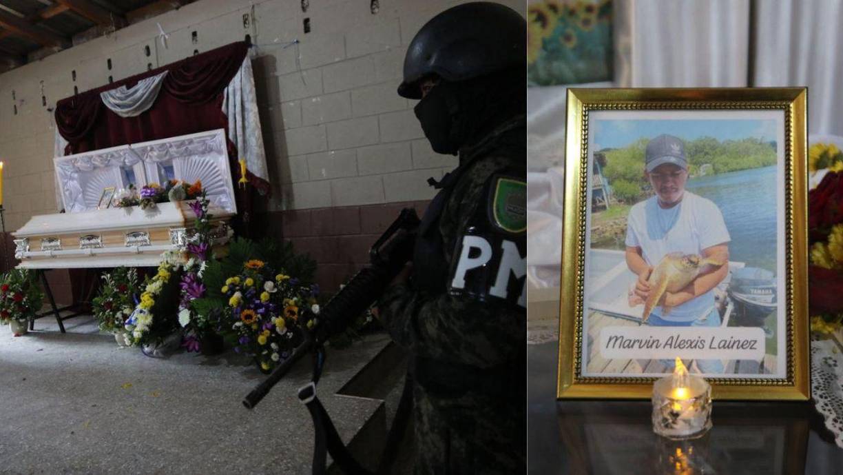 En la colonia La Laguna, Comayagüela, están velando al pandillero que murió al enfrentarse con la Policía Militar. 