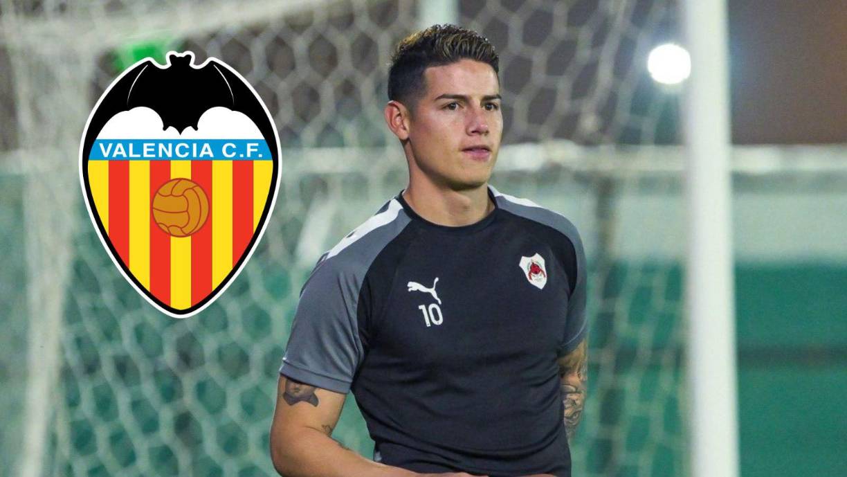 El delantero colombiano James Rodríguez ha dejado una bomba de última hora en el mercado de fichajes. El jugador, en una charla con Edu Aguirre en el Twich de El Chiringuito, se ha ofrecido a jugar en el Valencia. “Si es para ya, yo me iría caminando. Pero si me voy caminando llego tarde porque cierra antes el mercado”, soltó.