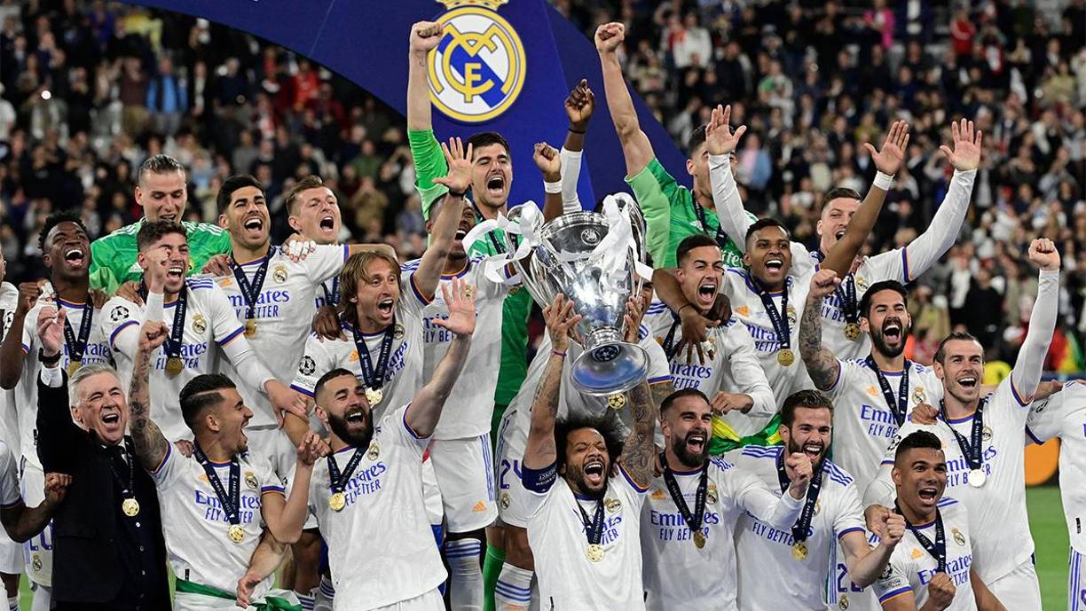 El Real Madrid increíblemente aparece como el sexto mejor club de Europa en el 2022. 