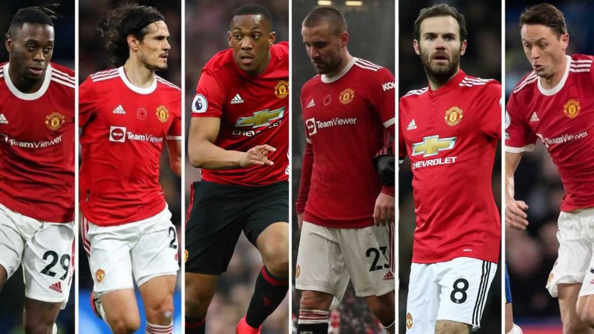 Aaron Wan-Bissaka, Edinson Cavani, Anthony Martial (cedido en el Sevilla), Luke Shaw, Juan Mata y Nemanja Matic, entre otros, son los demás futbolistas que se marcharían en vereno del Manchester United.
