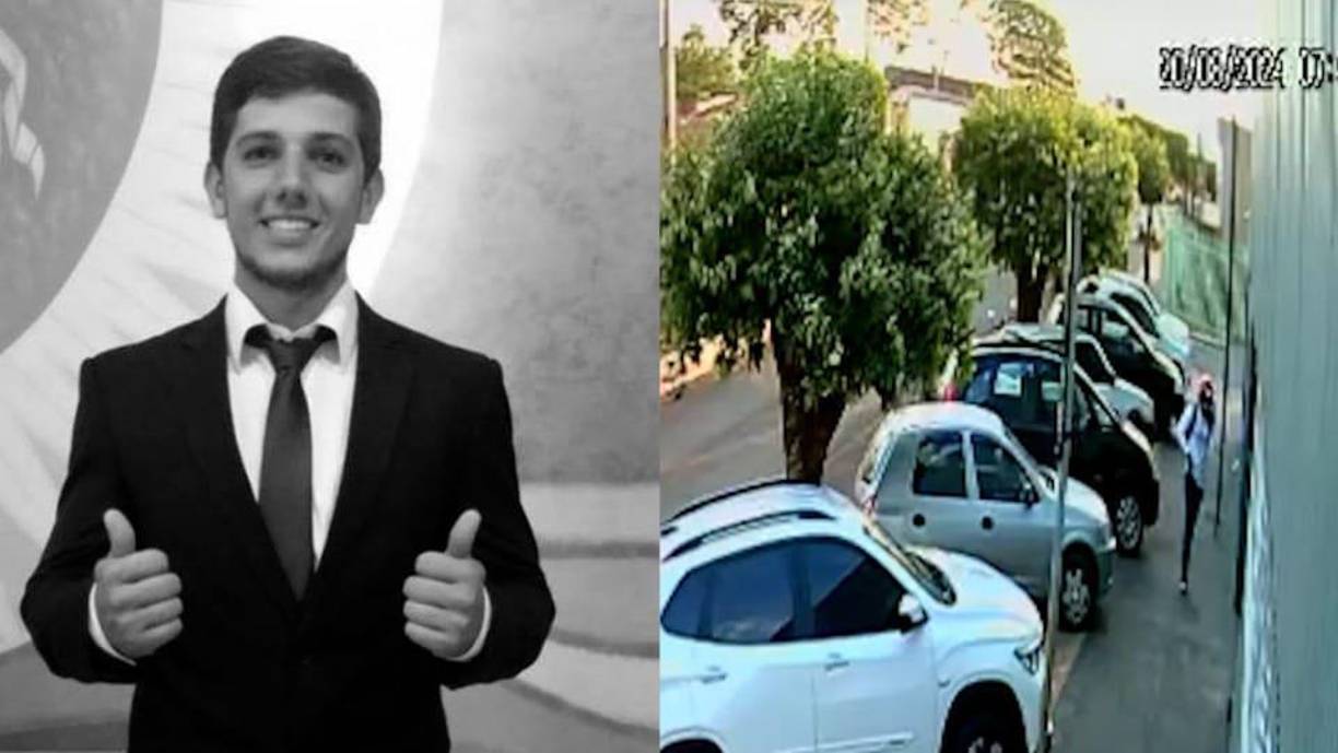 La víctima fue atacada por la espalda mientras daba su clase, y el brutal momento quedó registrado por las cámaras de seguridad del lugar. Las imágenes, difundidas por el medio brasileño g1, muestran al atacante, vestido con una remera blanca y casco, aproximándose sigilosamente antes de abrir fuego. Tras descargar 15 balas, el agresor huyó rápidamente de la escena.