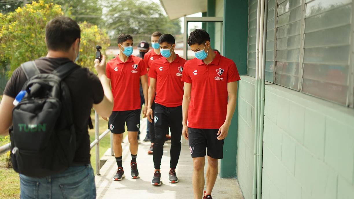 El conjunto mexicano arribó la noche del lunes al territorio hondureño para encarar el duelo del miércoles ante Olimpia por la Liga de Campeones de Concacaf y hoy tuvo la gran acción de compartir con pequeños que forman parte de la Teletón.