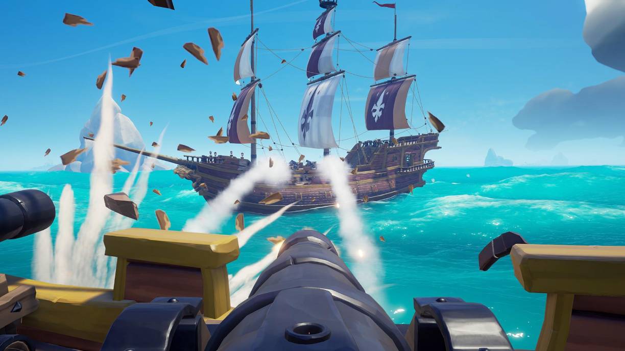 Sea of Thieves - Es el juego de piratas de Rare. En esta ocasión, visitaremos un mundo dinámico de ambientación paradisiaca, en el que a través de un modo multijugador viviremos diferentes aventuras como piratas. Rare ha puesto especial atención en desatar el espíritu de bucanero del jugador, ofreciendo diversas actividades, desde beber ron a buscar tesoros, navegar o combatir contra otras tripulaciones a lo largo y ancho de un universo colorido. Solo para PS5, a partir del 30 de abril. 