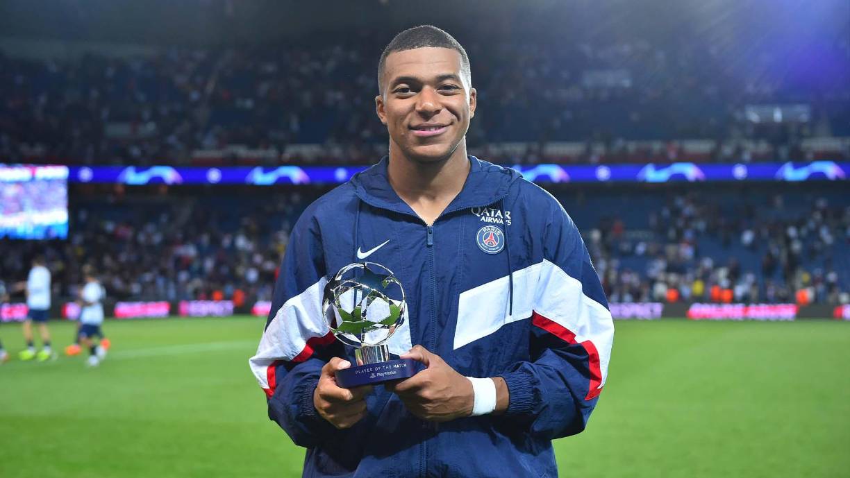 Kylian Mbappé fue elegido como el MVP del partido por sus dos golazos.
