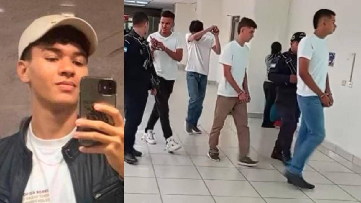 Por el crimen guardan prisión sus cuatro mejores amigos: Brayan Alberto Ruíz Duarte, Otho Jeremías Wood Wood, Manuel Enrique Peralta Everett, y Dimitry Ángel Rafael Oliva Cerritos. Los dos últimos compartieron clases con Anders en el Instituto María Regina de La Ceiba.